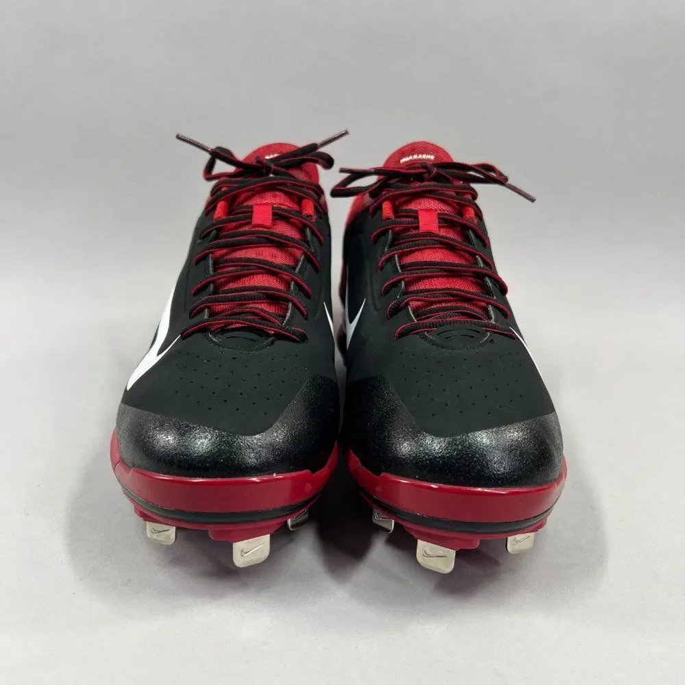 Nike Air Huarache Pro Baseball Cleats Men's 13.5 Red‎ Low Metal Athletic Shoes